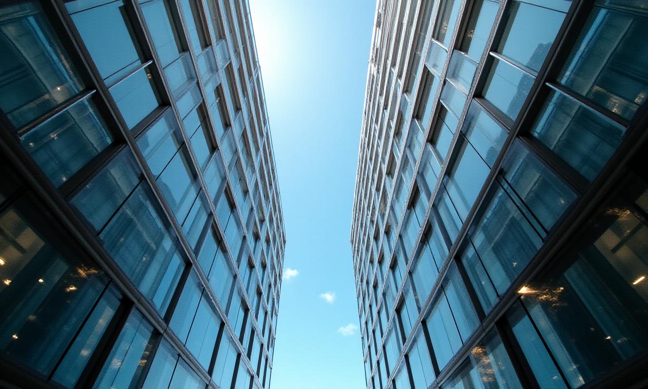 Abstract architectural lines representing structure and clarity